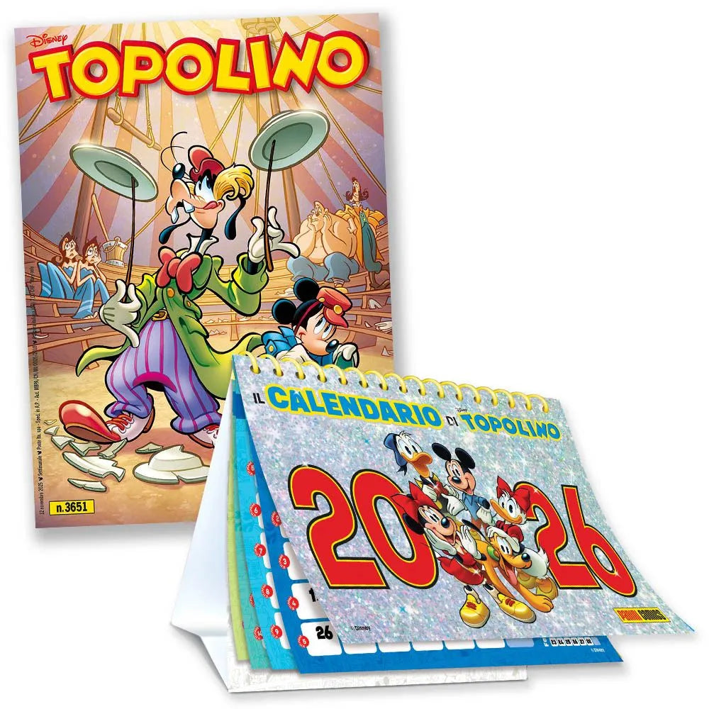 TOPOLINO 3651 CON CALENDARIO 2026