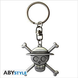 ONE PIECE 3D LUFFY SKULL KEYCHAIN