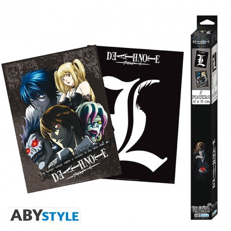 DEATH NOTE L & GROUP POSTER SET 2 P
