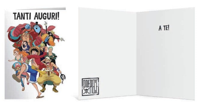 ONE PIECE TANTI AUGURI BIGLIETTO