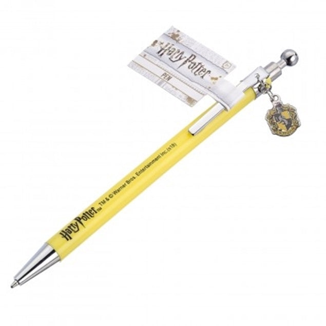 HP PENNA CON CIONDOLO HUFFLEPUFF
