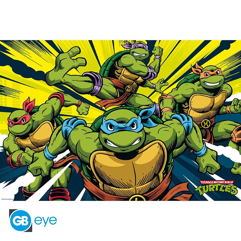 TMNT TURTLES IN ACTION POSTER MAXI