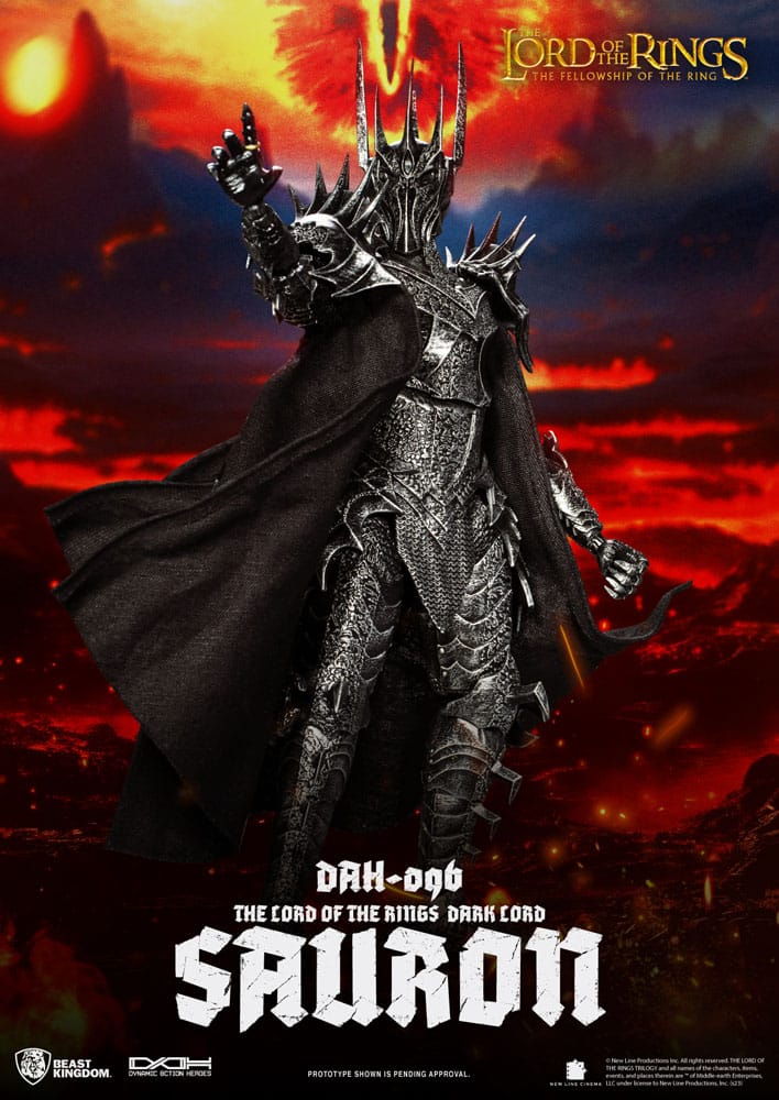 LOTR DARK LORD SAURON DAH FIGURE