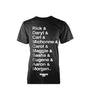 WALKING DEAD, THE-NAMES - XXL T-Shirt NEU