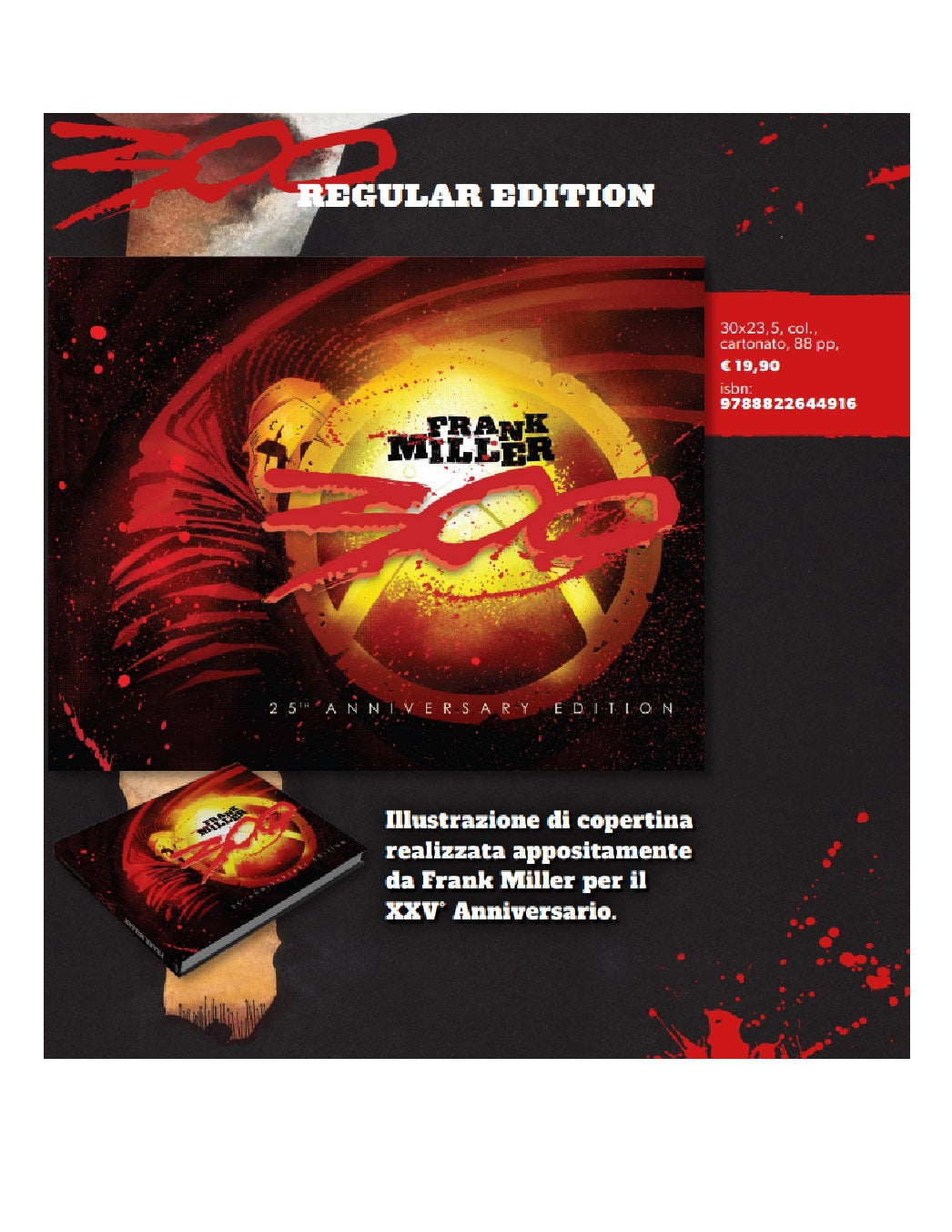 300 Di FRANK MILLER EDIZIONE XXV° ANNIVERSARIO