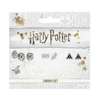 HARRY POTTER SET 3 PAIA ORECCHINI DONI MORTE/BINARIO 9 E 3/4/ EDWIGE