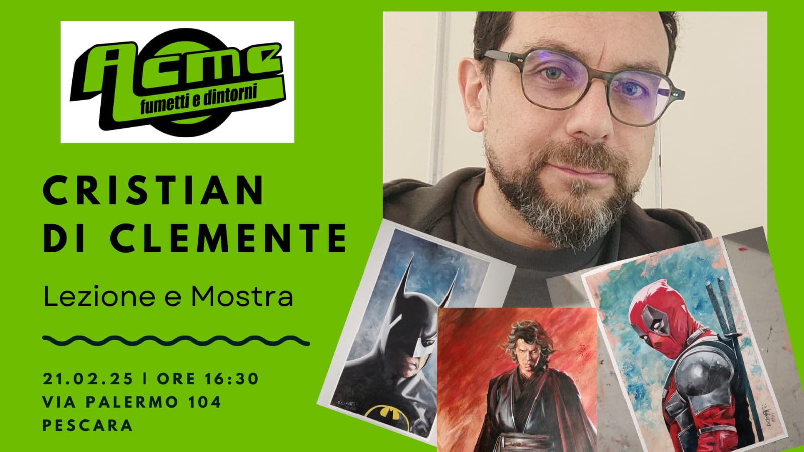 Lezione Gratuita di Inchiostrazione nel Fumetto – con Cristian Di Clemente  🎨✏️