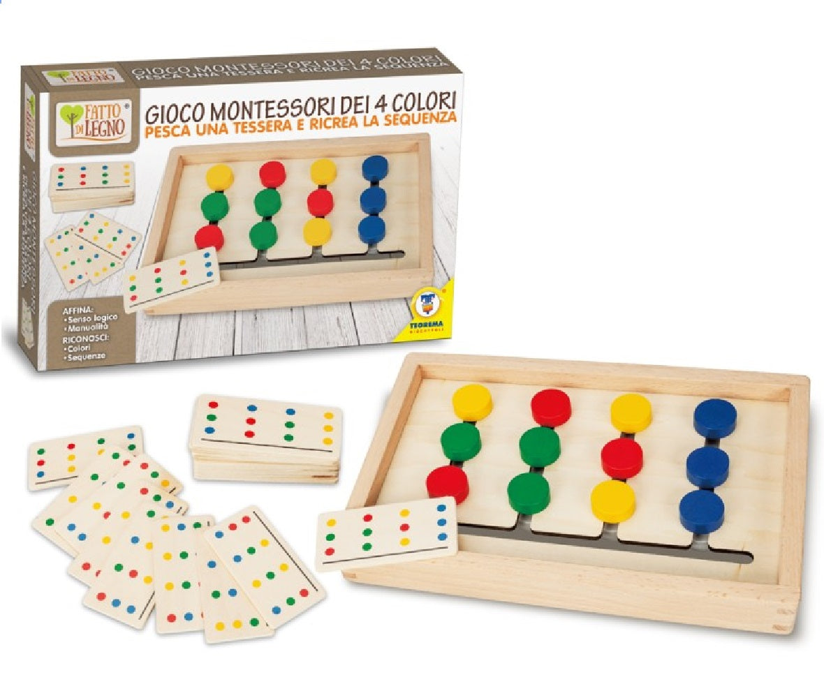 GIOCO MONTESSORI DEI 4 COLORI