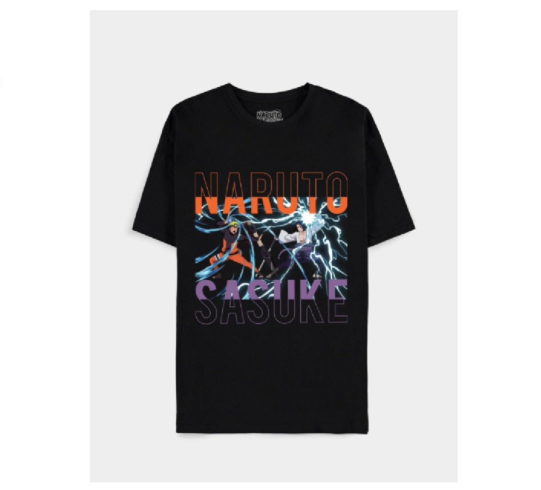 Naruto Shippuden: Men's Black (T-Shirt Unisex Tg. XL)
