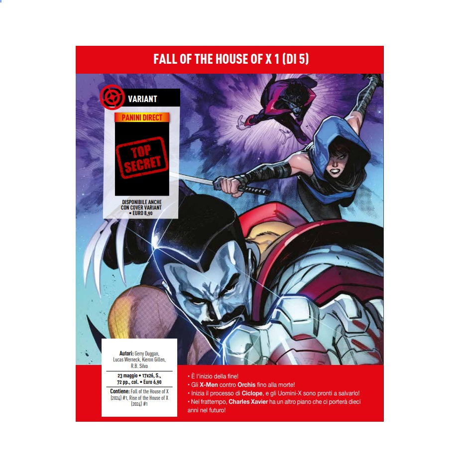 FALL OF THE HOUSE OF X 1 (DI 5) VARIANT