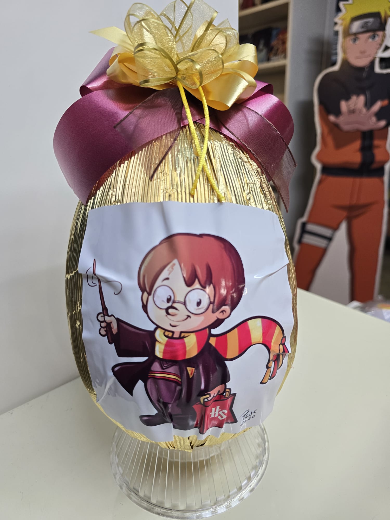 Uovo Di Pasqua in Cioccolato Con Sorpresa TEMATICA (+ Diploma Mago su Versione Harry Potter)