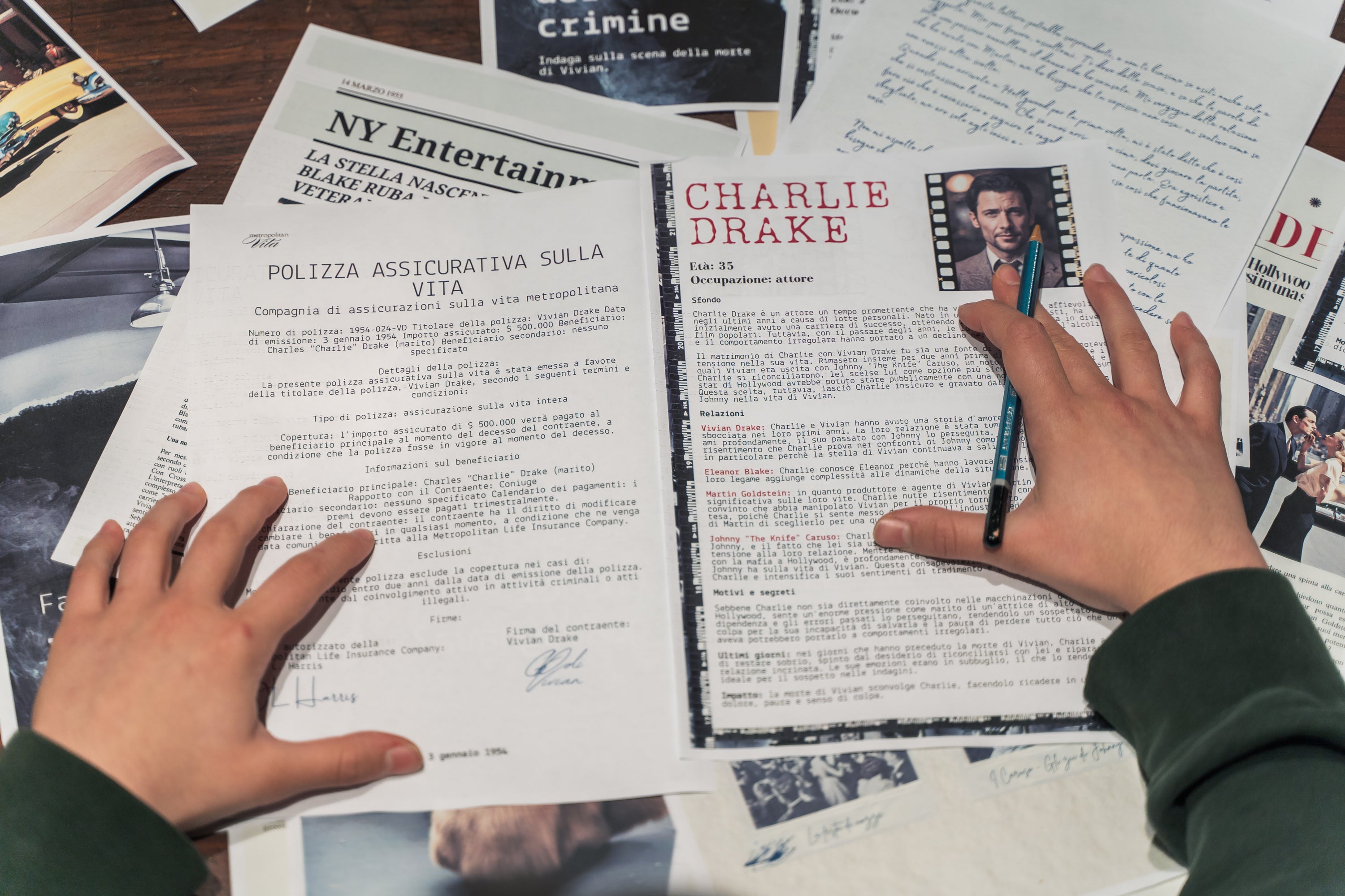 Murder Mystery Game – Chi ha ucciso Vivian Drake?