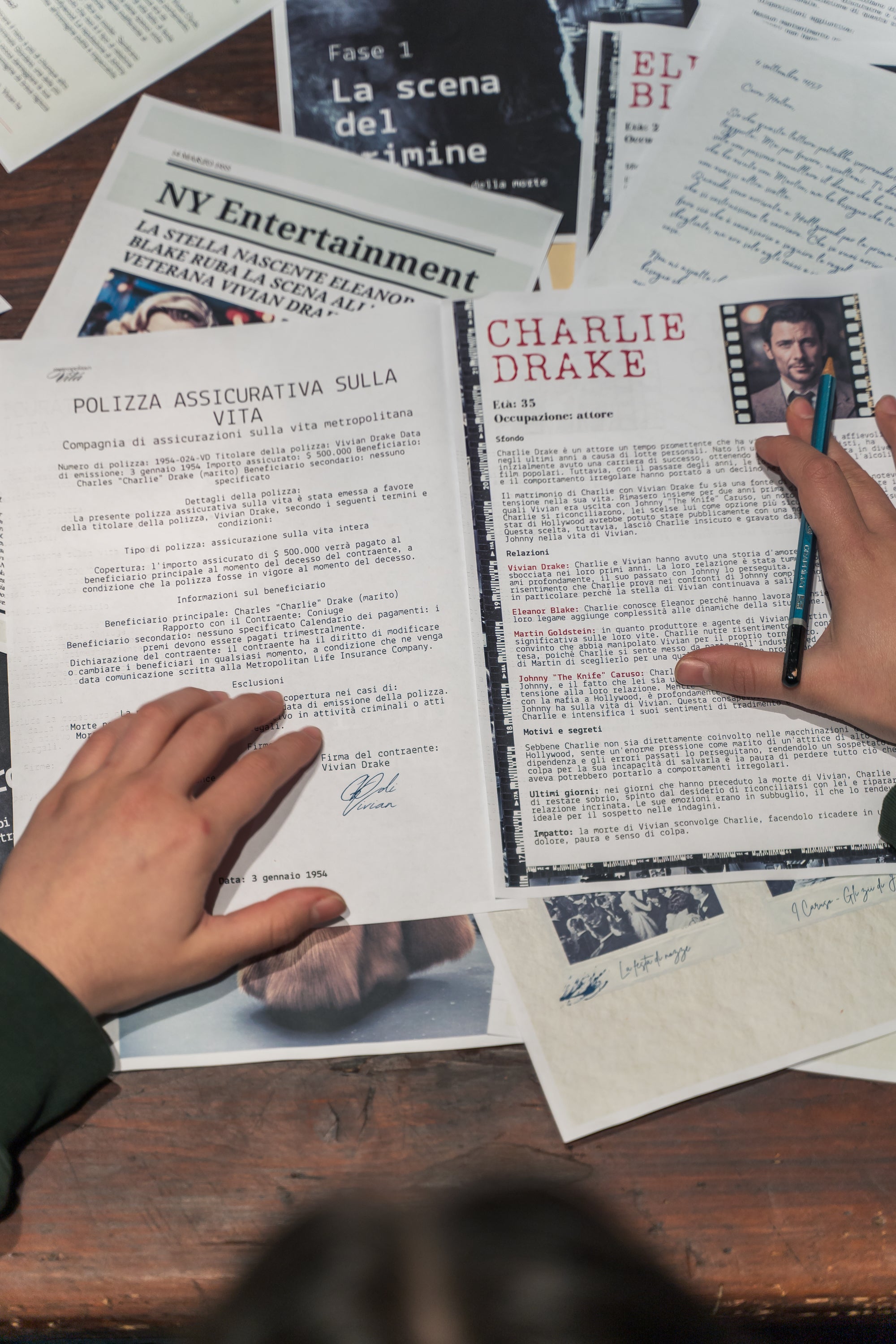 Murder Mystery Game – Chi ha ucciso Vivian Drake?
