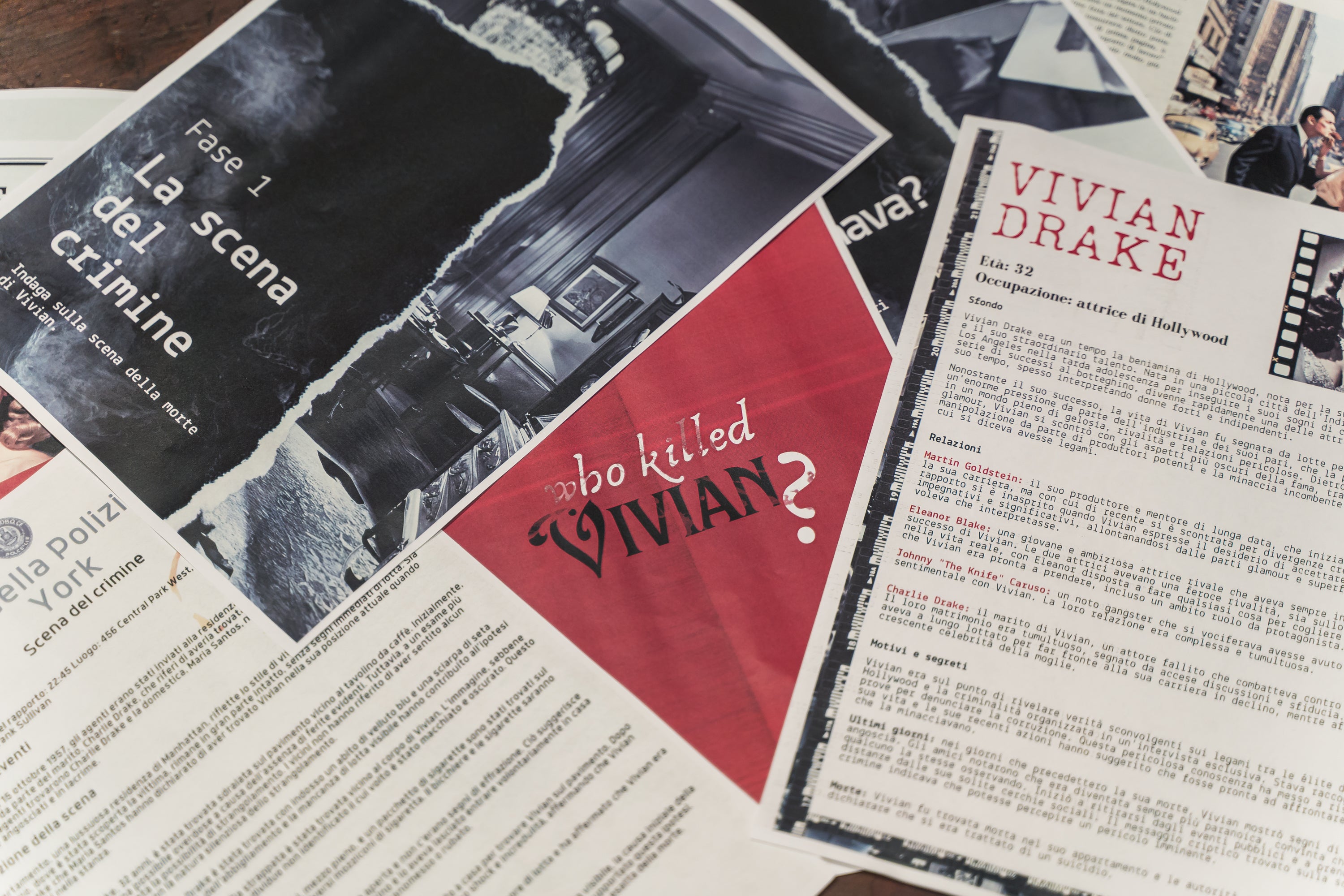 Murder Mystery Game – Chi ha ucciso Vivian Drake?