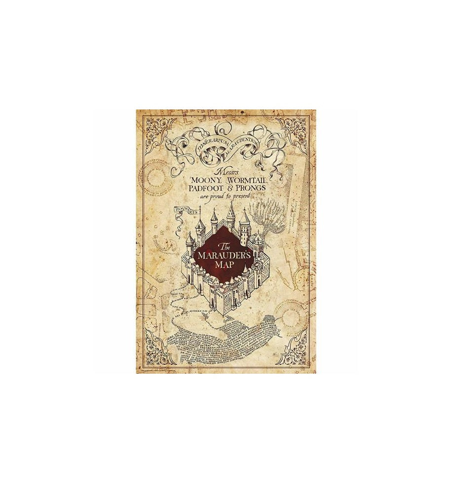 HARRY POTTER POSTER 91,5X61 CM MAPPA DEL MALANDRINO