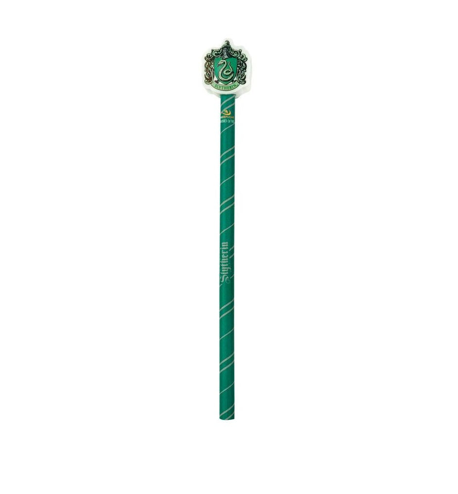 HARRY POTTER MATITA CON GOMMA SERPEVERDE