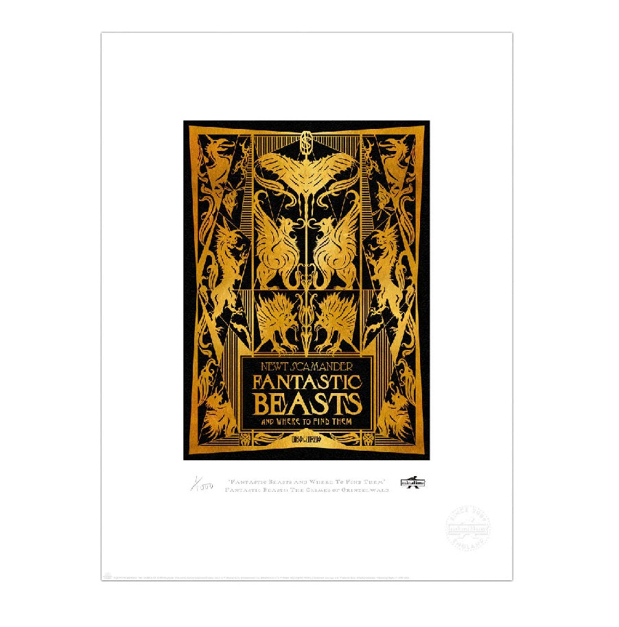 FANTASTIC BEAST STAMPA NEWT SCAMANDER NON INCORNICIATA