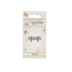 HARRY POTTER ORECCHINI FENICE PIETRE AZZURRE