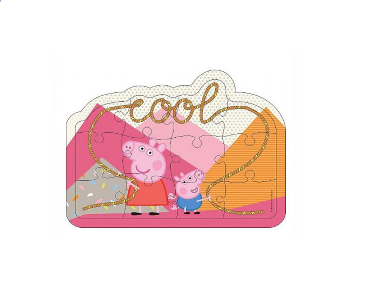 PEPPA PIG PUZZLE IN LEGNO 12 PCS
