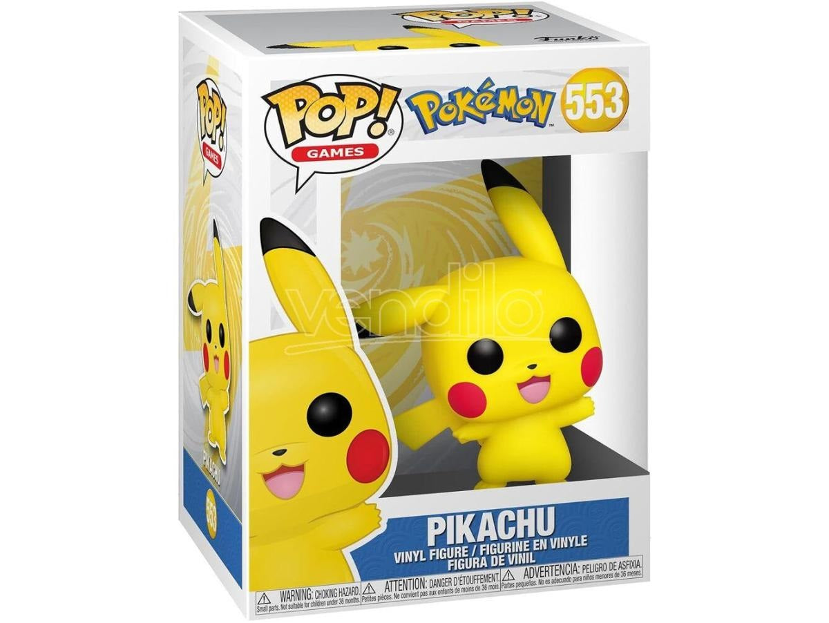 Pokemon: Funko Pop! Games - Pikachu (Waving)