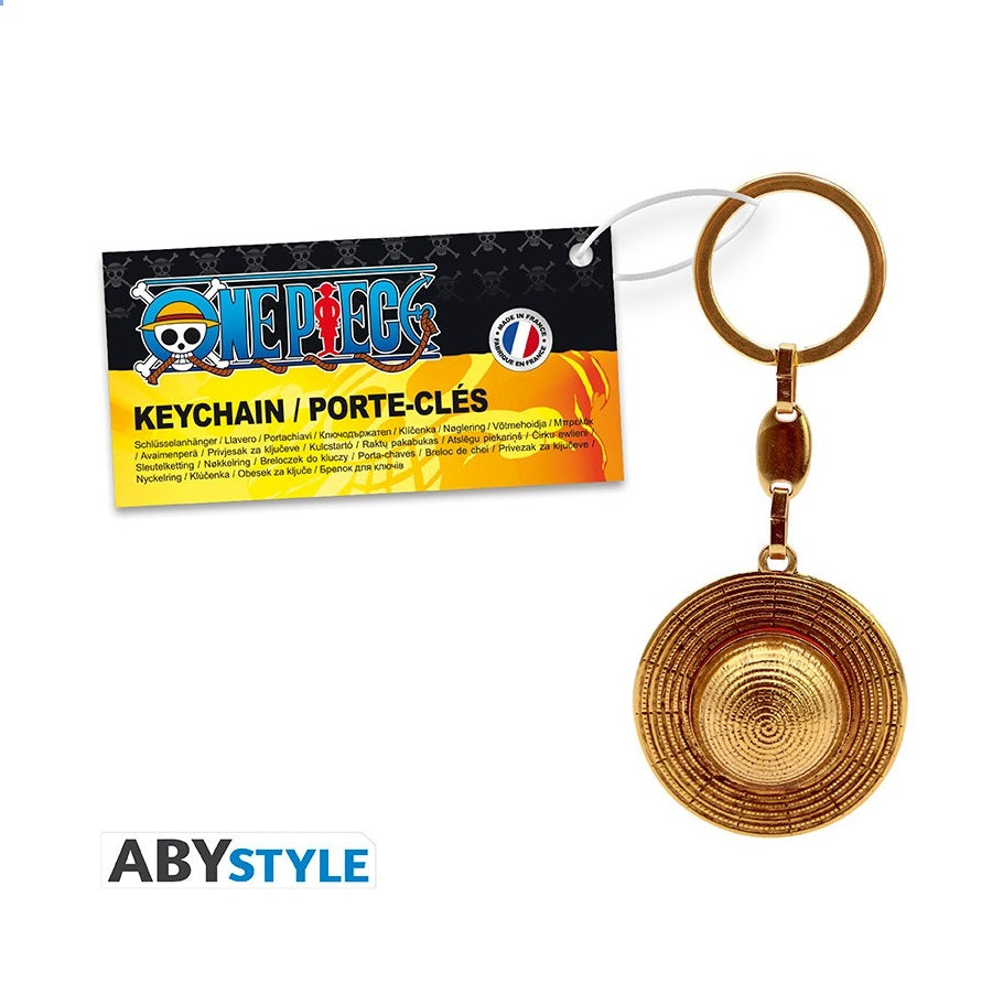 ONE PIECE KEYCHAIN STRAW HAT 3D