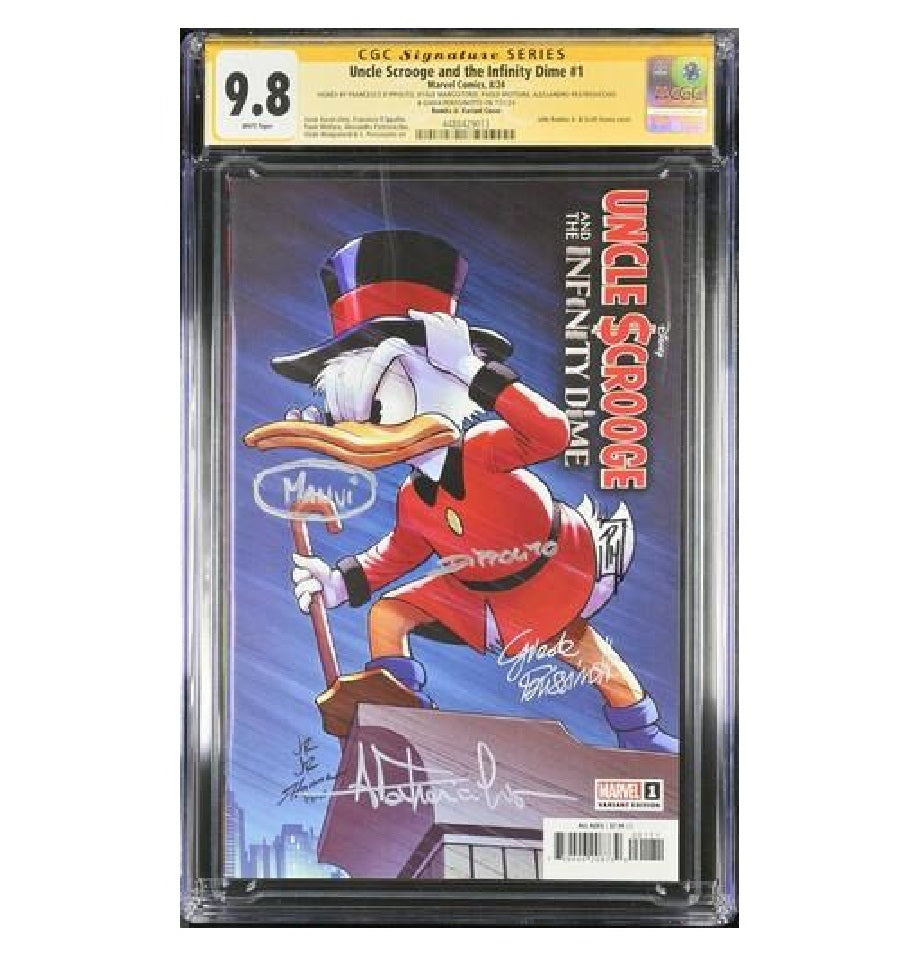 UNCLE SCROOGE & THE INFINITY DIME #1 ROMITA JR VARIANT GRADED