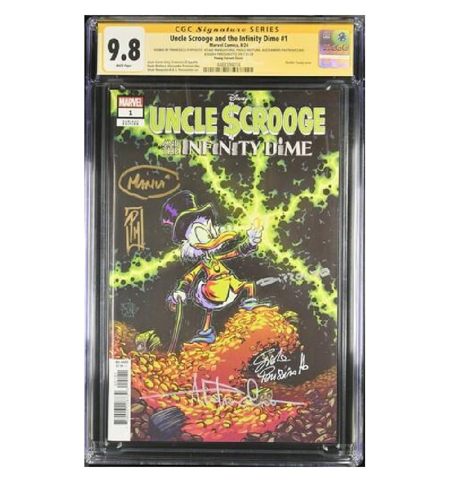 UNCLE SCROOGE & THE INFINITY DIME #1 YOUNG VARIANT GRADED