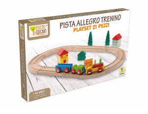 WOODDEN TRAIN TRACK
