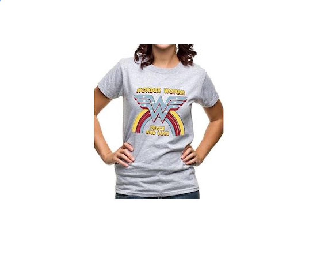 DC COMICS: Wonder Woman - Rainbow Vintage (T-Shirt Unisex Tg. 2Xl)