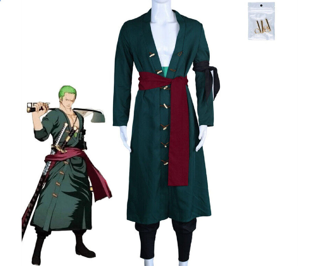Costume Carnevale Cosplay Uomo ONE PIECE ZORO