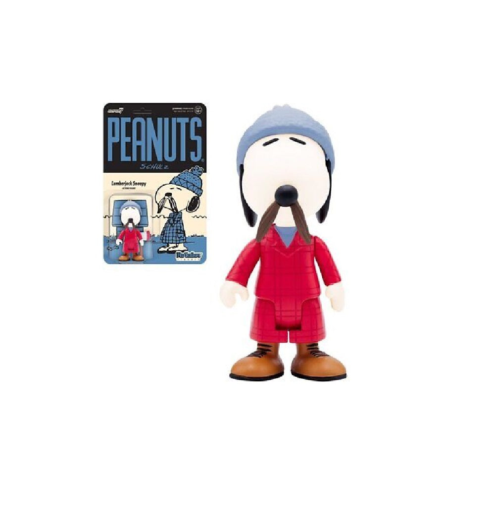 Peanuts: Super7 - Reaction Figure Wave 5 - Lumberjack Snoopy