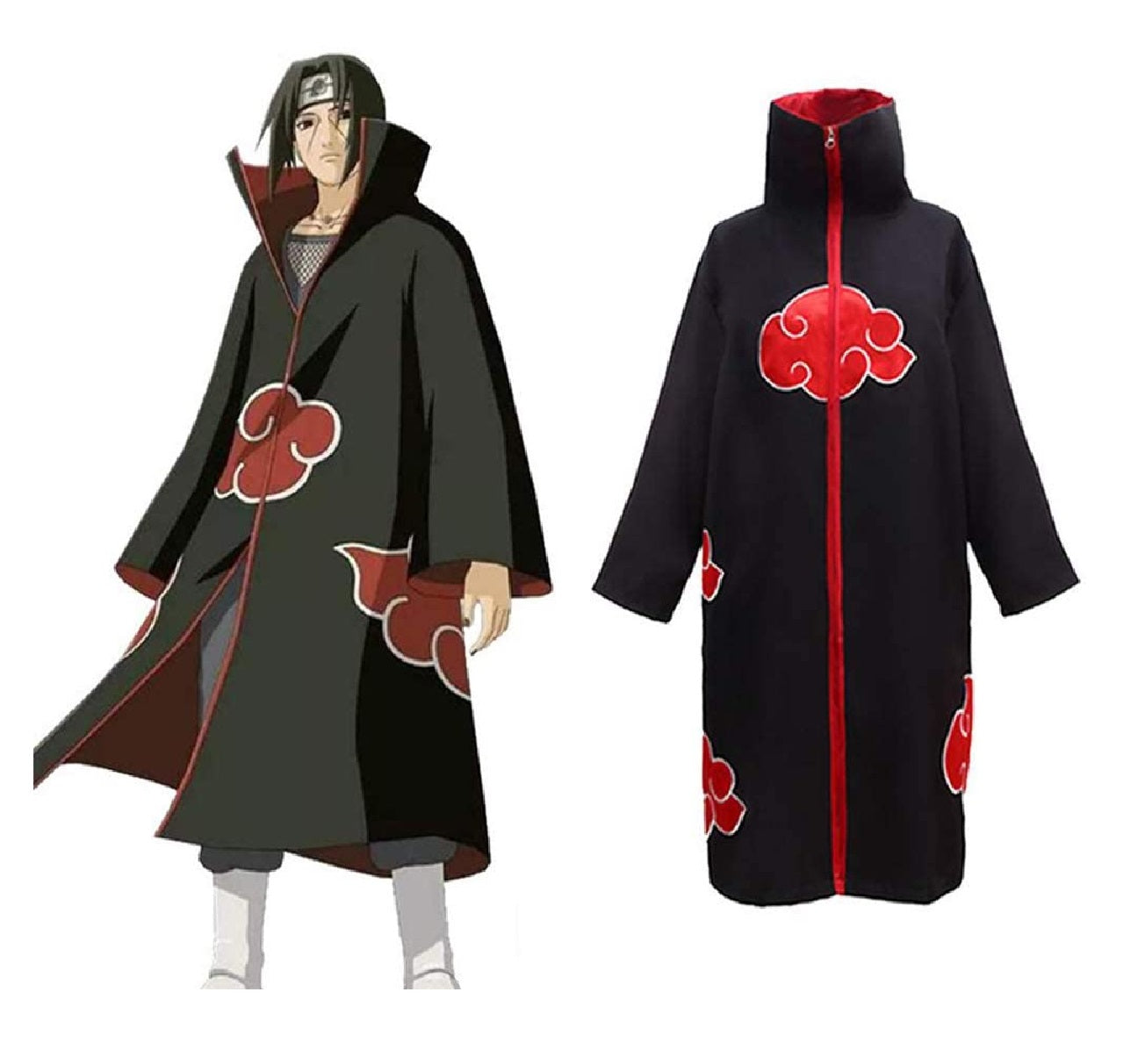 Costume Carnevale Yukata Cosplay Unisex Naruto Akatsuki/Alba