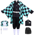 Costume Carnevale Cosplay Uomo Demon Slayer Tanjiro Kamado